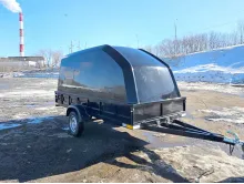 Прицеп с пластиковой крышкой БАРС 1021