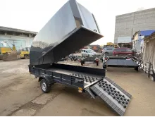 Прицеп с пластиковой крышкой БАРС 1094