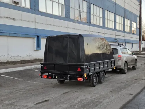 Прицеп двухосный с крышкой БАРС 1103