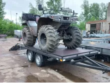 Прицеп 4 метра, двухосный БАРС 1083