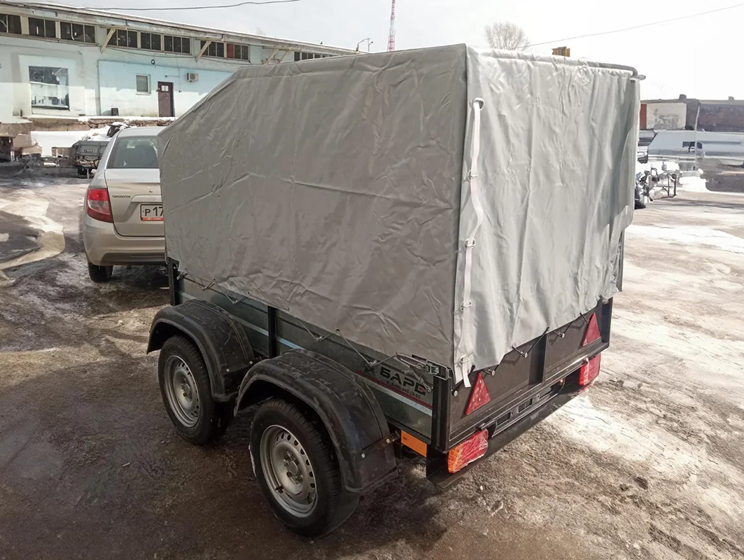 Прицеп двухосный с тентом БАРС 1027